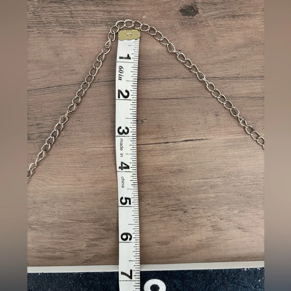 Nautical Anchor Wall Decor with Clips - Glittery Blue and White